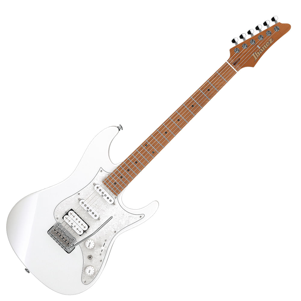 Guitarra Eléctrica Ibanez AZ2204 PW con Case