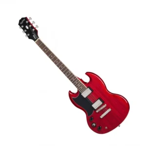 Guitarra eléctrica Epiphone SG Tribute Cherry para zurdos