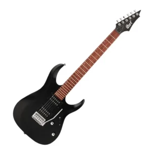 Guitarra eléctrica Cort X100 Open Pore Black