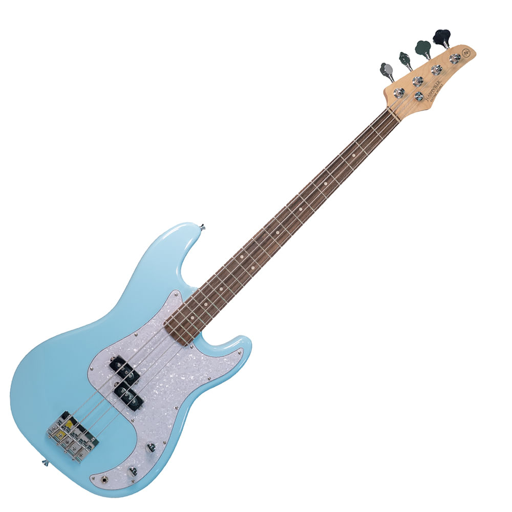 Bajo Eléctrico Nashville Guitar Works 210DB Light Blue 4 Cuerdas