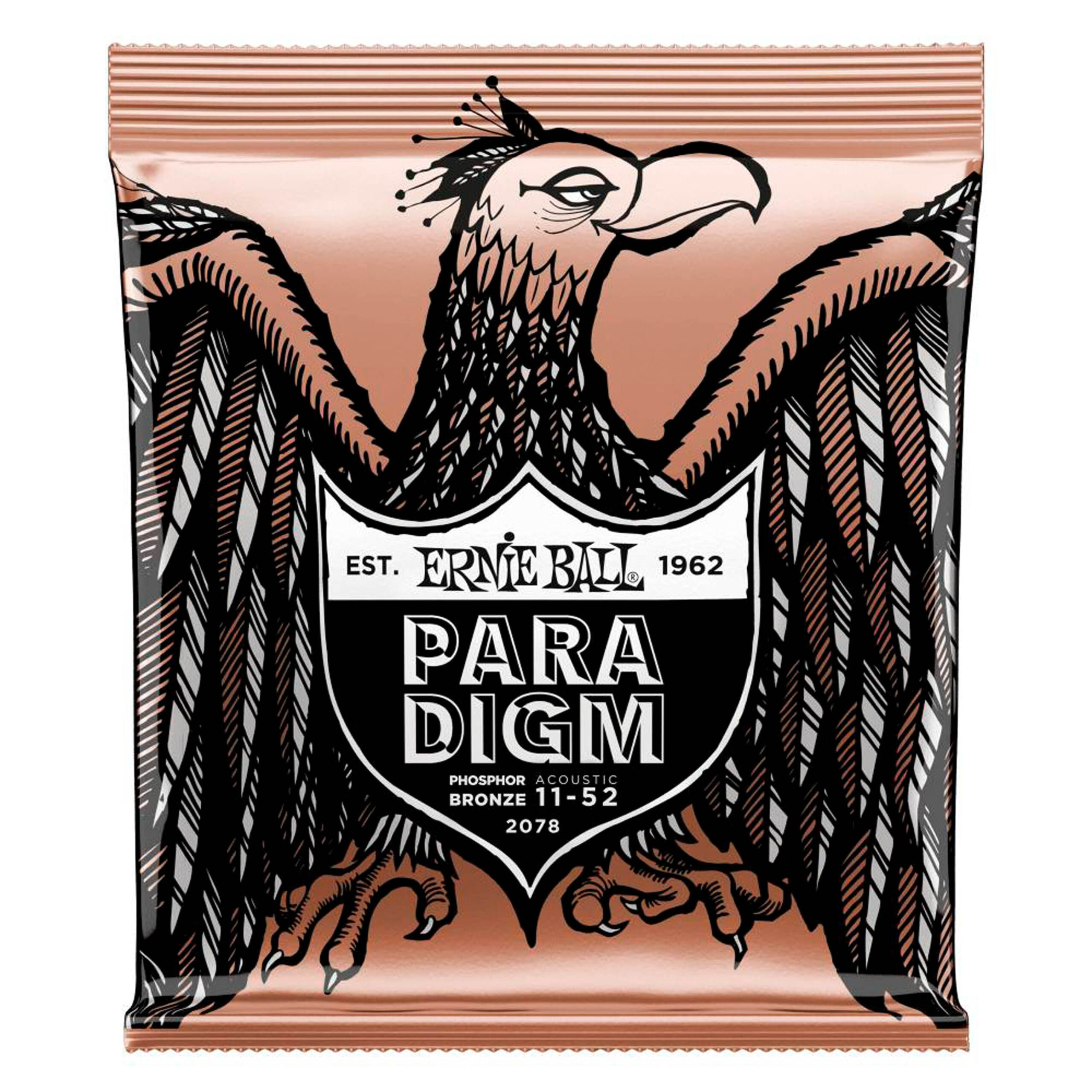 Cuerdas Ernie Ball Paradigm Light Phosphor Bronze para Guitarra Acústica 11-52 (P02078)
