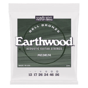 Cuerdas Ernie Ball Earthwood Medium Bell Bronze para Guitarra Acústica 13-56 (P02344)