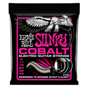 Cuerdas Ernie Ball Super Slinky Cobalt para Guitarra Eléctrica 9-42 (P02723)