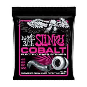 Cuerdas Ernie Ball Super Slinky Cobalt para Bajo Eléctrico 45-100 (P02734)