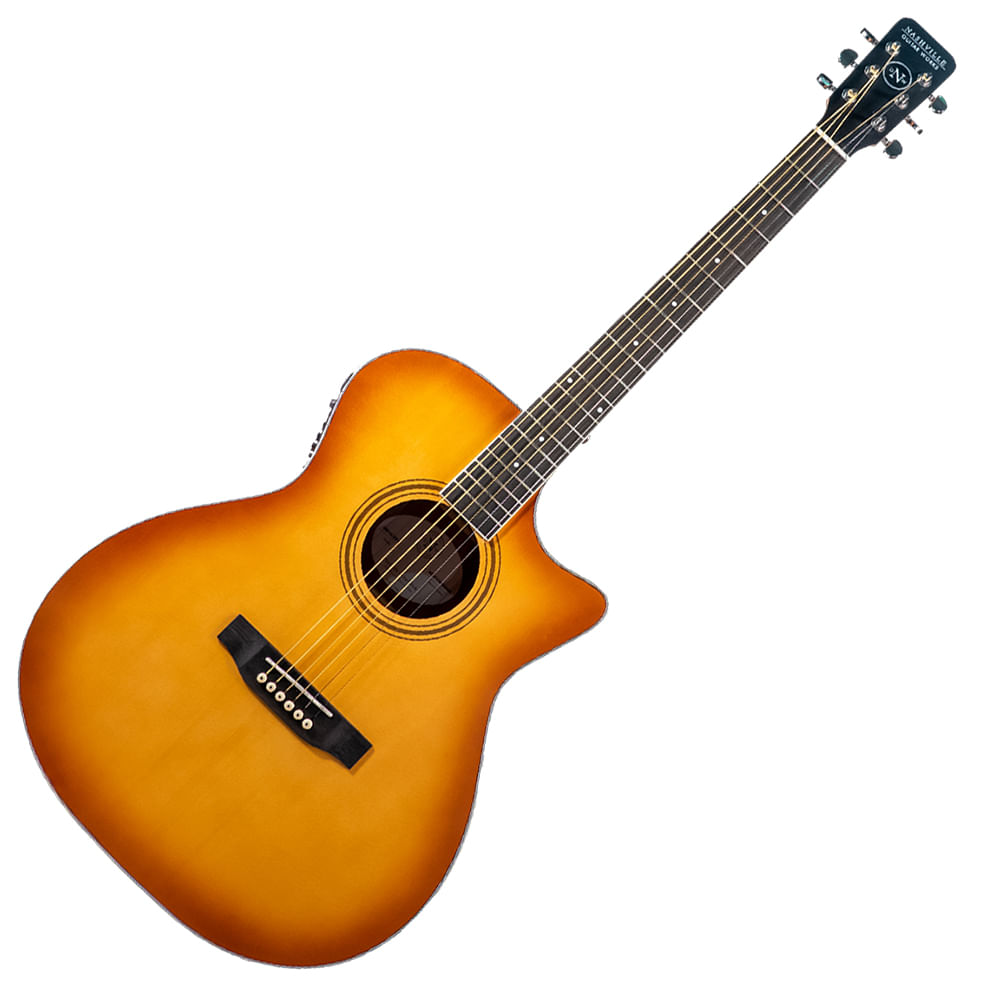 Guitarra Electroacústica Nashville Guitar Works OM10CEEB