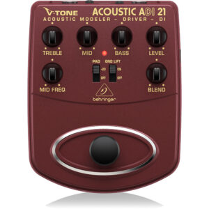 Pedal Preamp / DI para Guitarra Acústica Behringer ADI21