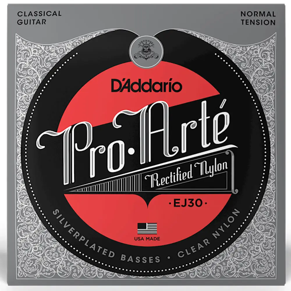 Cuerdas D'Addario Pro-Arté Rectified Nylon Normal Tension para Guitarra Clásica (EJ30)