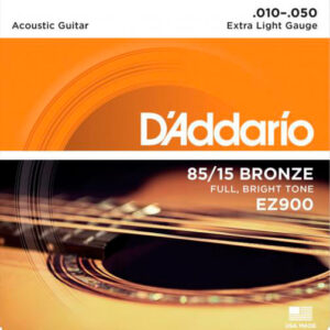 Cuerdas D'Addario EZ 85/15 Bronze Extra Light para Guitarra Acústica 10-50 (EZ900)