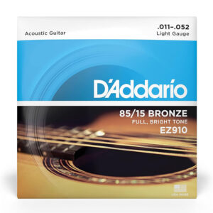 Cuerdas D'Addario EZ 85/15 Bronze Light para Guitarra Acústica 11-52 (EZ910)