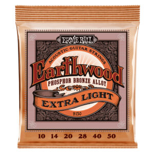 Cuerdas Ernie Ball Earthwood Custom Light Phosphor Bronze para Guitarra Acústica 11.5-54 (P02150)