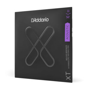 Cuerdas D'Addario XT 80/20 Bronze Custom Light para Guitarra Acústica 11-52 (XTABR1152)