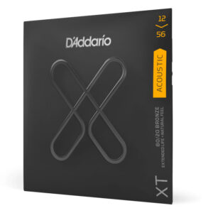 Cuerdas D'Addario XT 80/20 Bronze Bluegrass para Guitarra Acústica 12-56 (XTABR1256)
