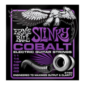 Cuerdas Ernie Ball Power Slinky Cobalt para Guitarra Eléctrica 11-48 (P02720)