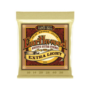 Cuerdas Ernie Ball Earthwood Extra Light 80/20 Bronze para Guitarra Acústica 10-50 (P02006)