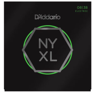 Cuerdas D'Addario NYXL Extra Super Light para Guitarra Eléctrica 08-38 (NYXL0838)