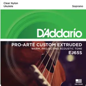 Cuerdas D'Addario Pro-Arté Nylon para Ukelele Soprano (EJ65S)
